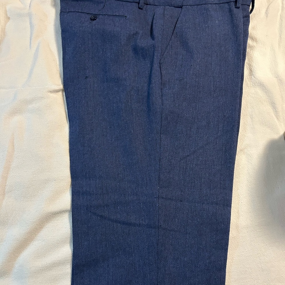 Men's Blue Dress Pants